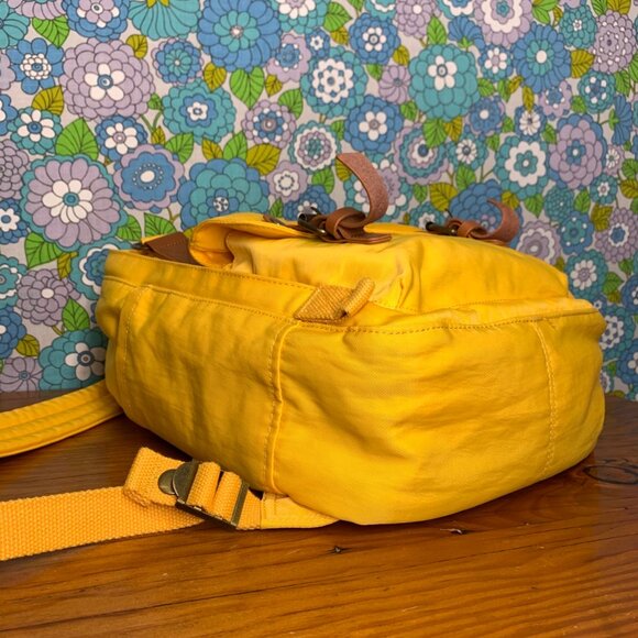 Doughnut Macaroon Backpack in Mustard - Picture 7 of 16